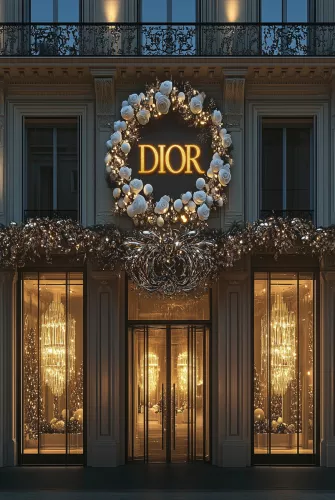 Dior X-Mas Store 120x80cm  Dior X-Mas Store 120x80cm
