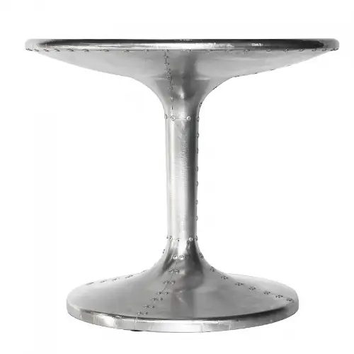 By Kohler  side Table Westley 60x60x55cm airplane / aviator silver (115080)