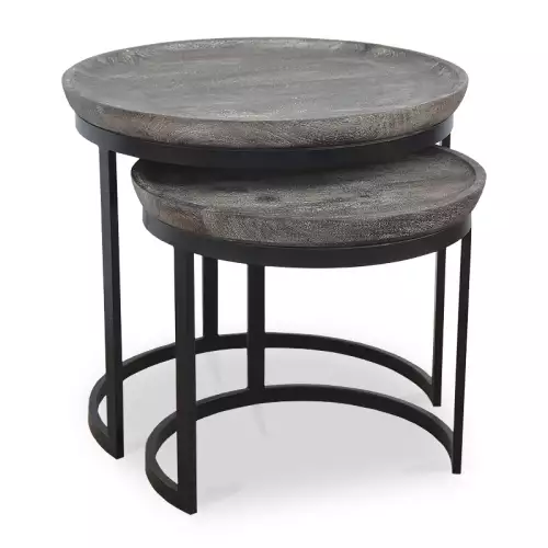  Smal Table Set Bermuda 52x52x45cm | 42x42x35cm