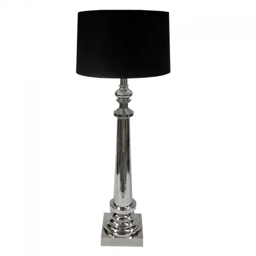 By Kohler  Floor Lamp including black Shade silver (111046)