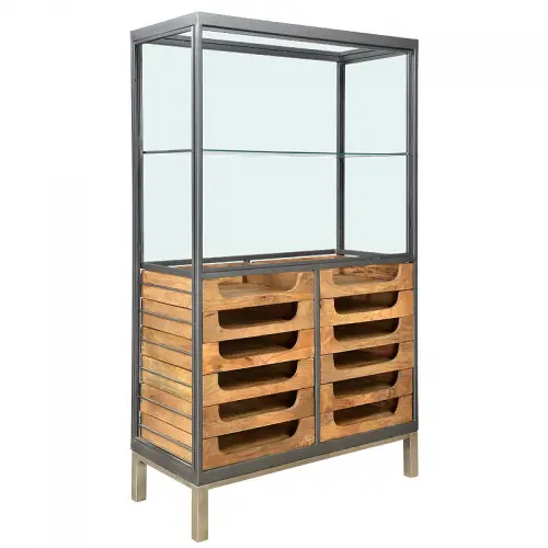 By Kohler  Display Cabinet Orono 98x46x165cm Drawers (109176)