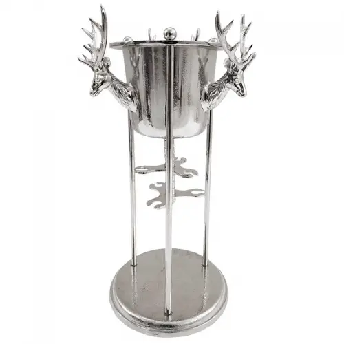  Reindeer Wine Cooler 36x36x70cm with Glass Holder