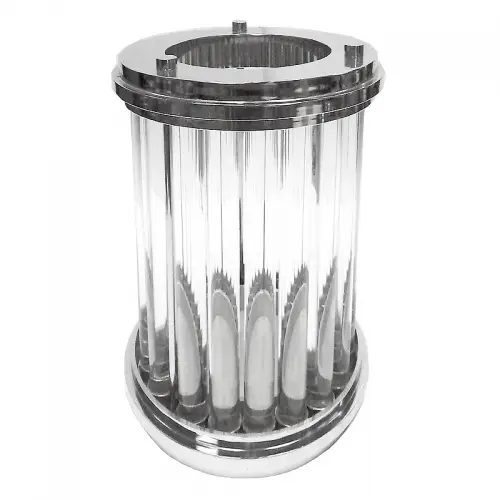 Hurricane Light 27x27x41cm Art Deco Large  Hurricane Light 27x27x41cm Art Deco Large