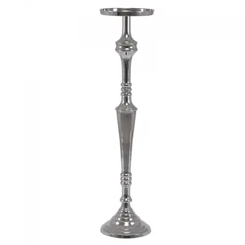 By Kohler  Candleholder Alexandria 21x21x88cm Small silver (111517)