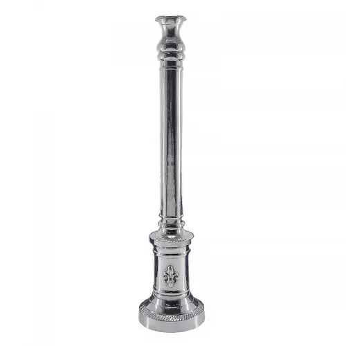 By Kohler  Candleholder 11x11x48cm Lily Medium silver (101512)