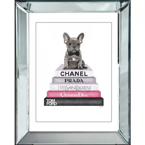 By Kohler  French Bulldog on Fashion Books 60x80x4.5cm (114603)