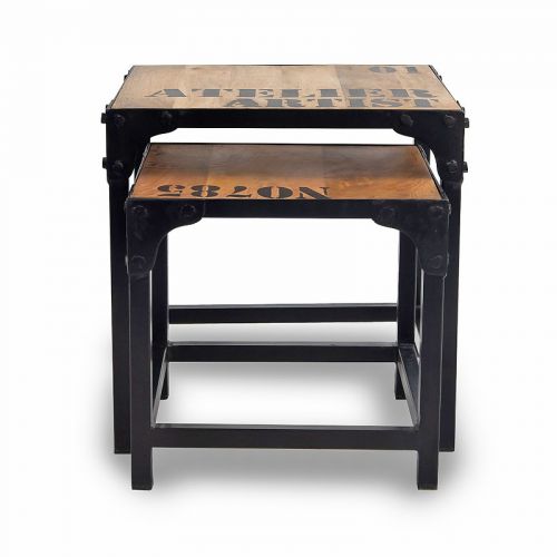 By Kohler  Small side table Set Lamar 45x45x45cm (Set of 2) (115468)