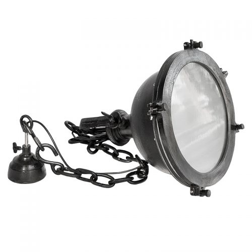 By Kohler  Ceiling Lamp 45x40x54cm black raw metal vintage (110220)