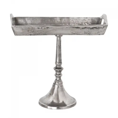 By Kohler  Tray On Stand 28x15x28cm silver (108148)