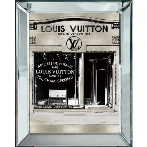  LV Boutique Shop Window 60x80x4.5cm