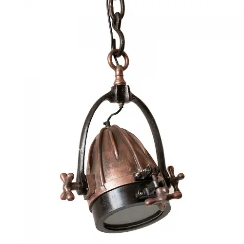  Ceiling Lamp 30x26x39cm Rocket brons black vintage