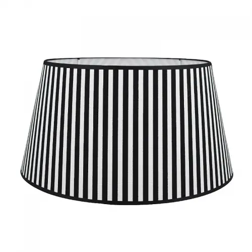  lampshade black/white small - 45x35x23cm Halfhoog