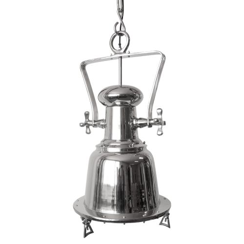  SALE Ceiling Lamp 38x38x69cm silver retro