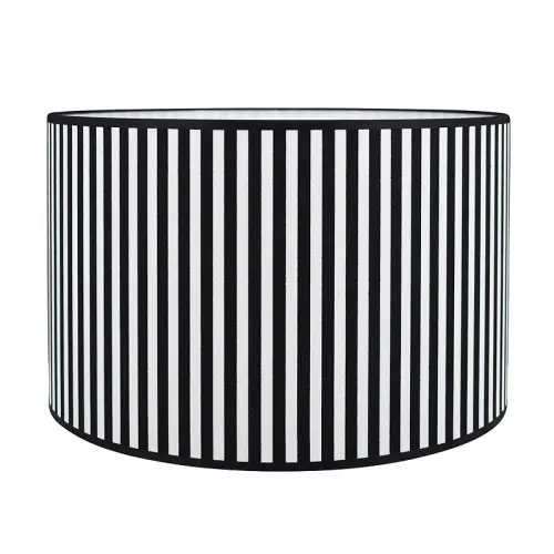  lampshade black/white small - 40x40x25 cm Cilinder