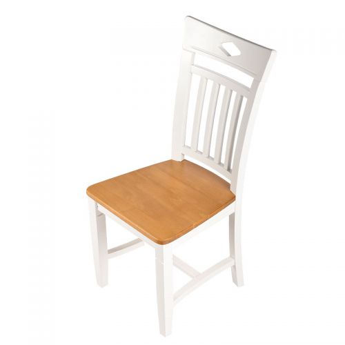 By Kohler  Dijon rural dining chair white and brown (100935)