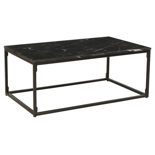  Coffee Table Brennan Marble Top Black