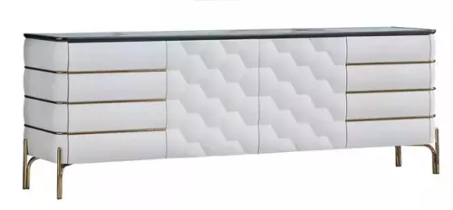 By Kohler  Nirvana Sideboard without mirror white and gold (200487)