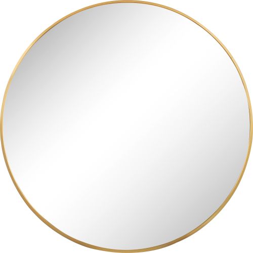  Golden wall Mirror round 80cm