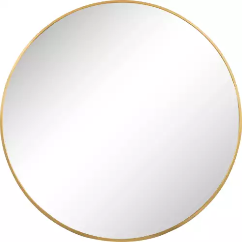  Round mirror gold 40x40 cm