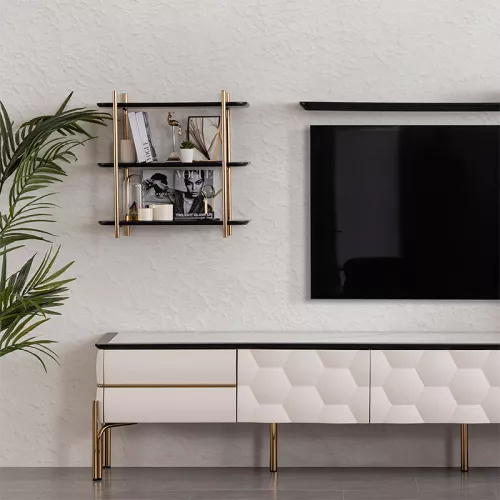 By Kohler  Nirvana TV Wall Rack (201381)