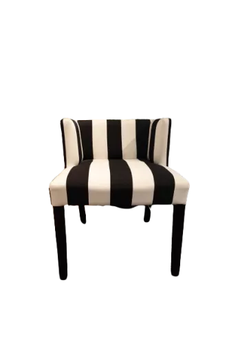  Sale Clinton Side dining chair - SW Big Stripes - Kolonial Legs