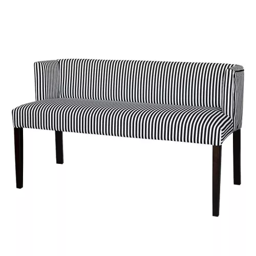 By Kohler  SALE Clinton Bench - SW Small Stripes - Kolonial Legs (100285)